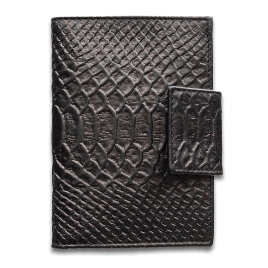 Mamba Big Wallet Nero – Vera Pelle