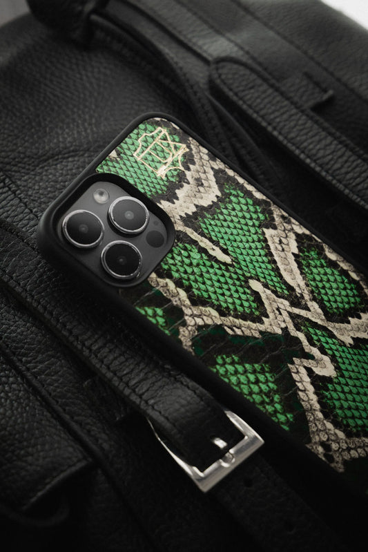 Jelly Green Pyton – Vera Pelle di Pitone