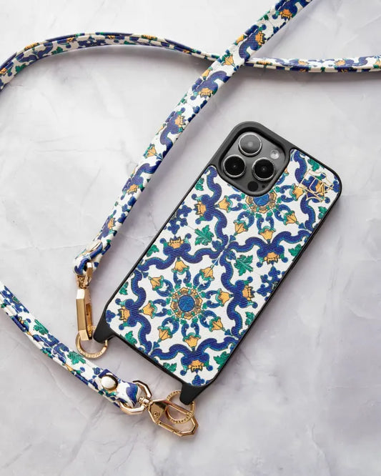 Positano Necklace – Custodia in Vera Pelle con tracolla