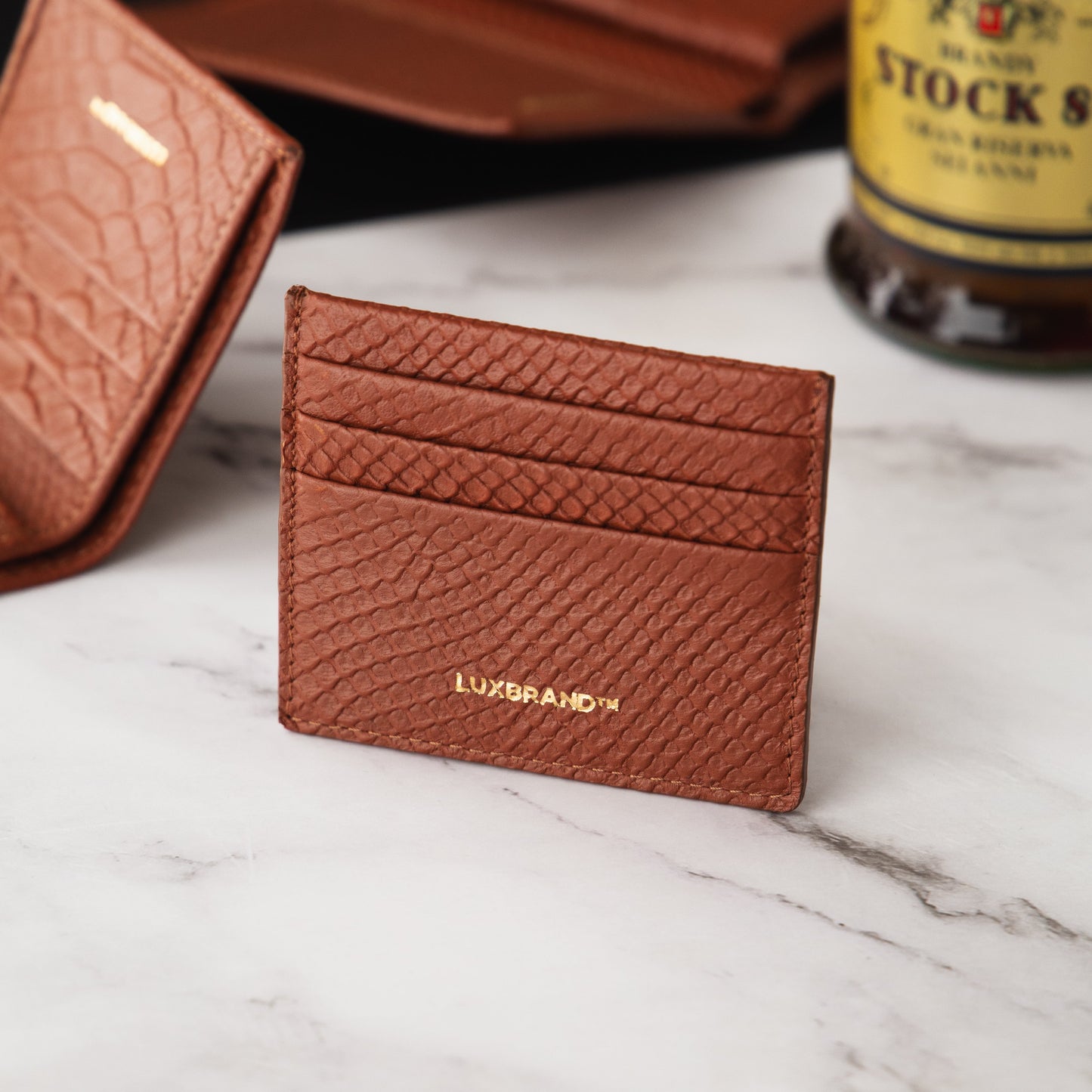 Dark Side Mamba Card Holder – Genuine Leather