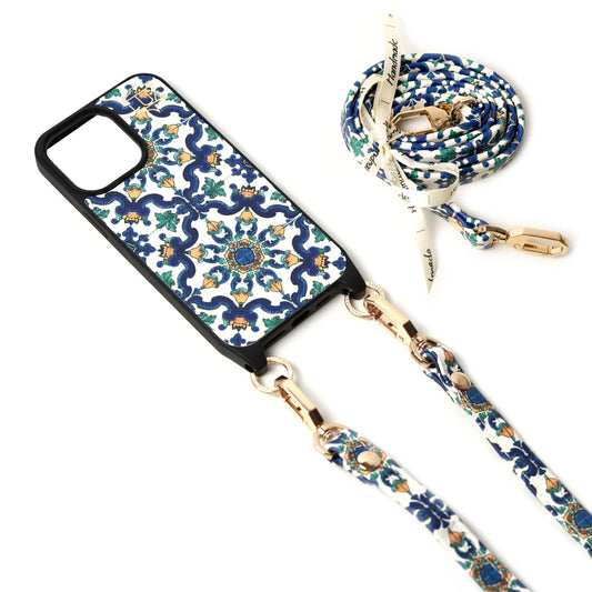 Positano Necklace – Custodia in Vera Pelle con tracolla