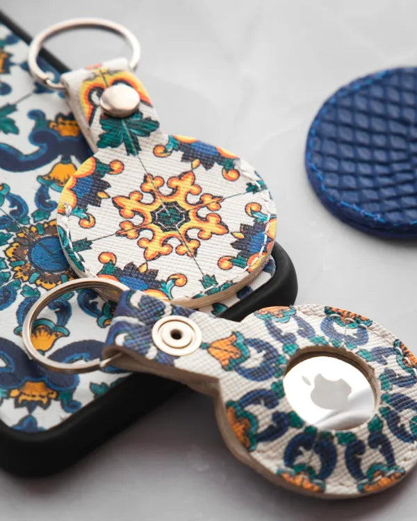 Portachiavi AirTag in pelle