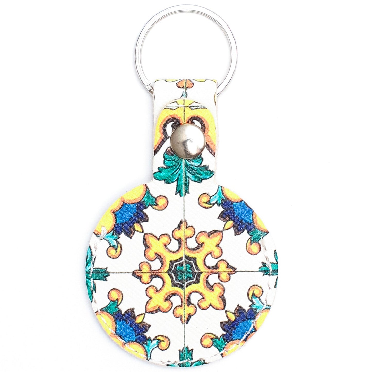 AirTag Leather Keychain - Positano
