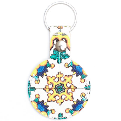 AirTag Leather Keychain - Positano