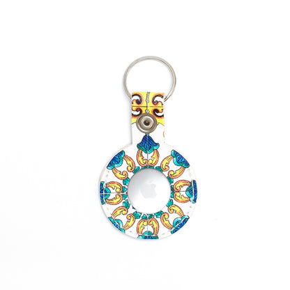 AirTag Leather Keychain - Positano