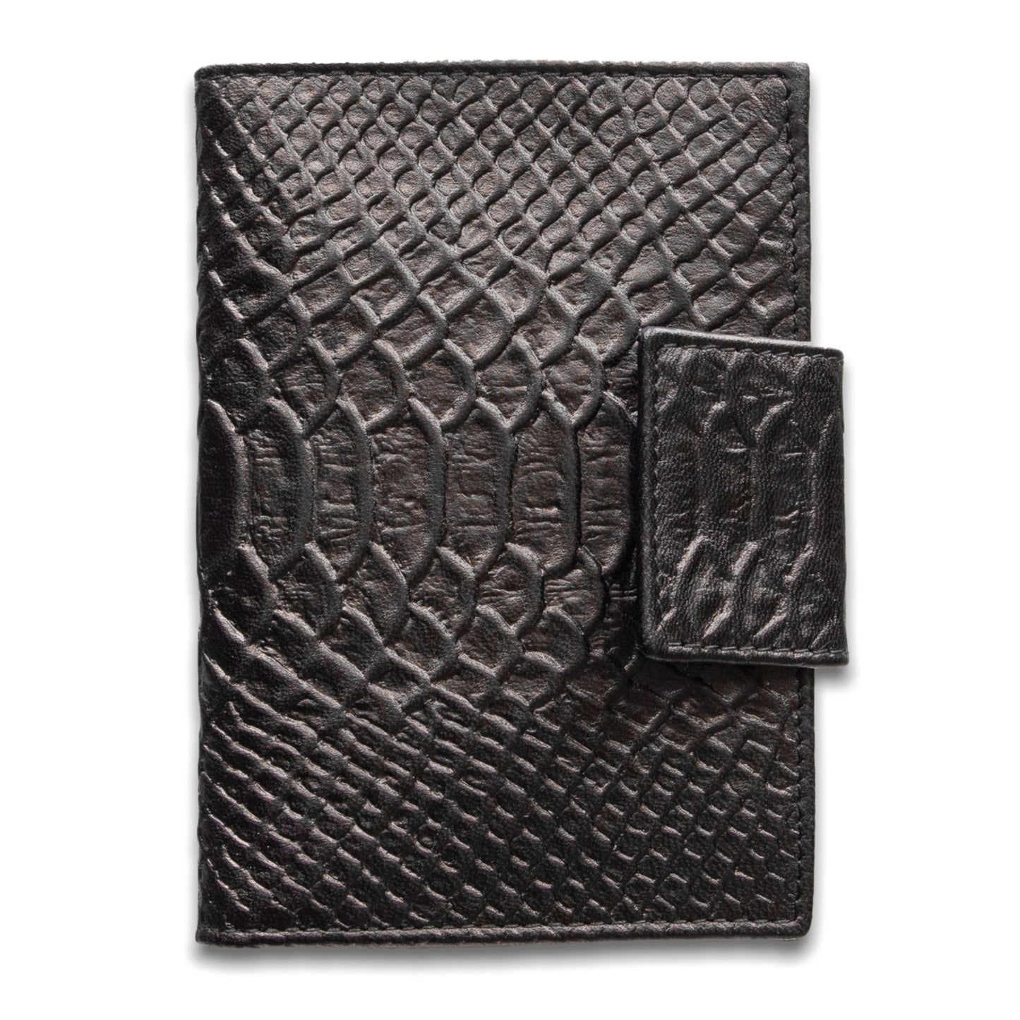 Mamba Big Wallet Nero – Vera Pelle