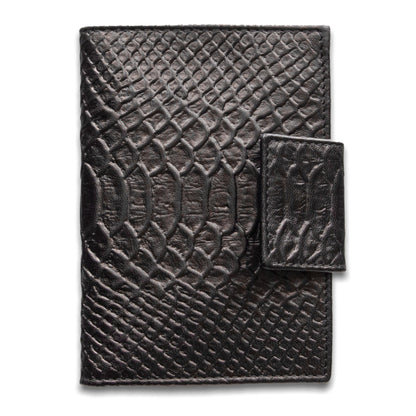 Mamba Big Wallet Nero – Vera Pelle