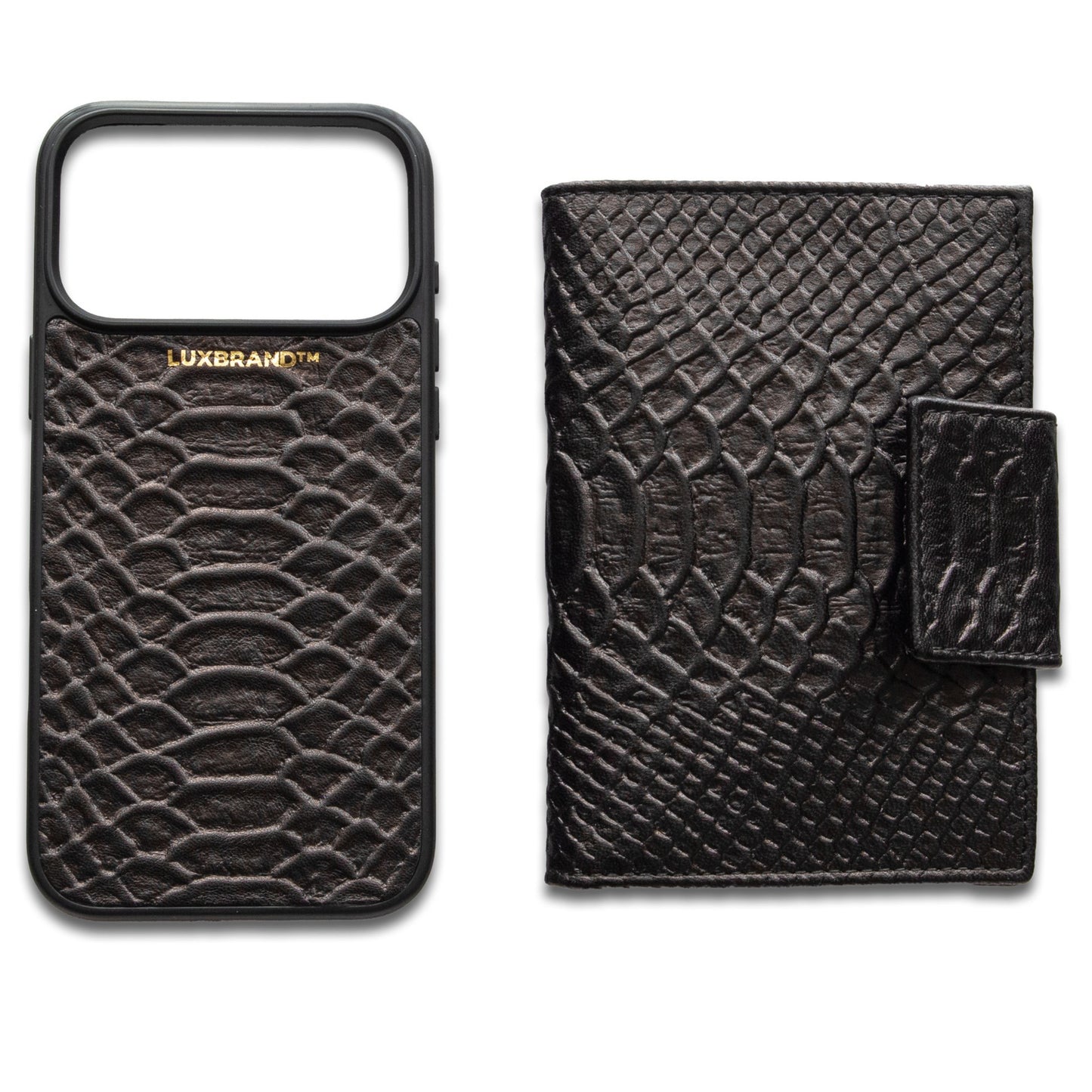 Mamba Big Wallet Nero – Vera Pelle