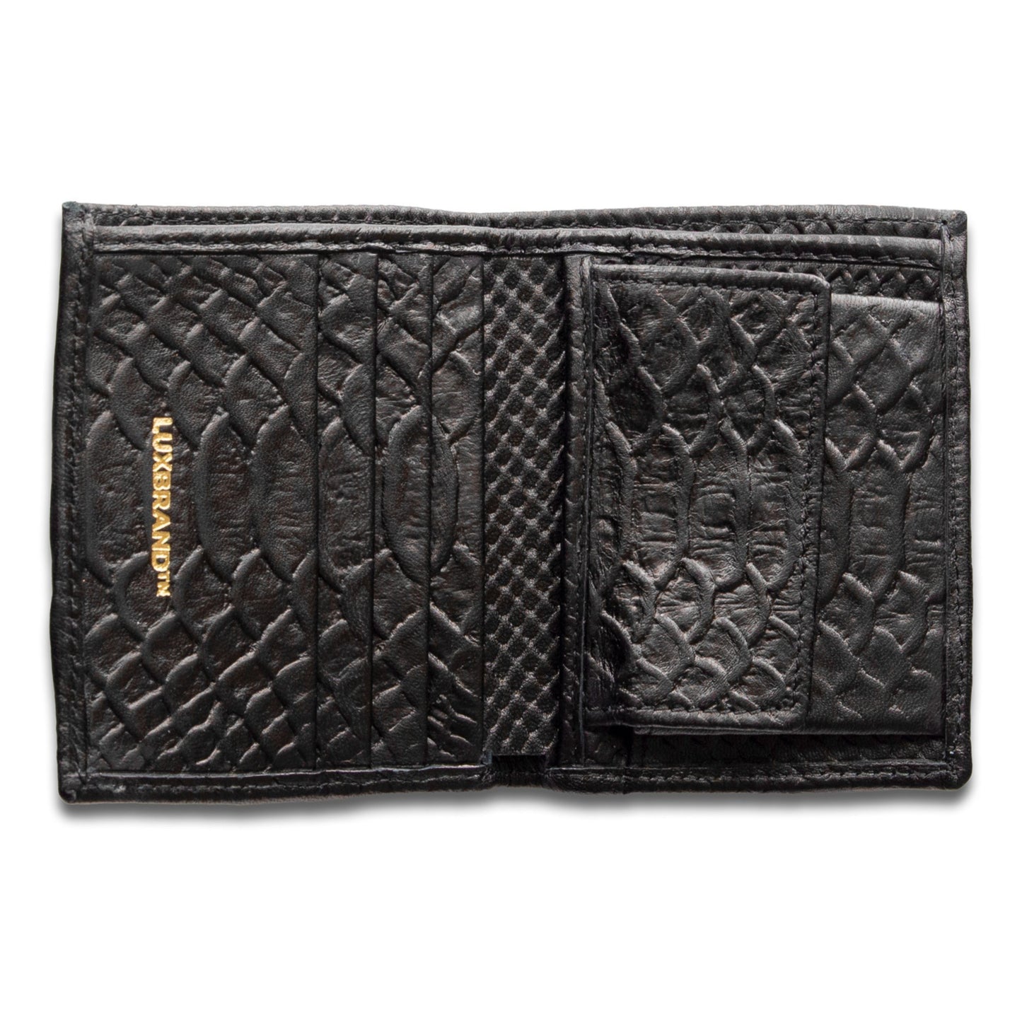 Mamba Pocket Wallet Nero – Vera Pelle