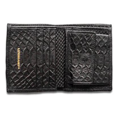 Mamba Pocket Wallet Nero – Vera Pelle