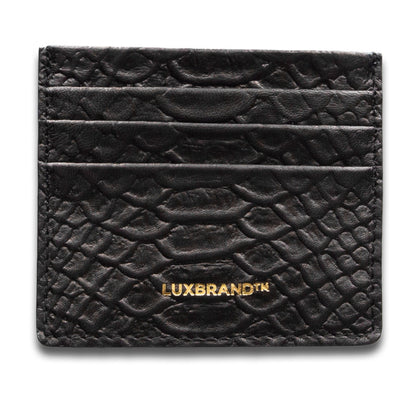 Card Holder Mamba Nero – Vera Pelle
