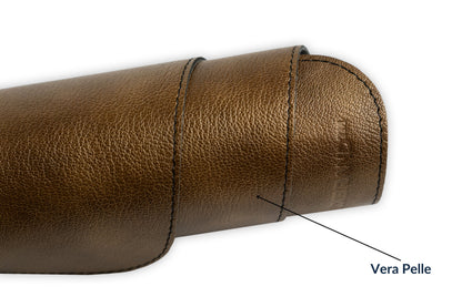 Camel Cloud Genuine Leather Desk Mat Set