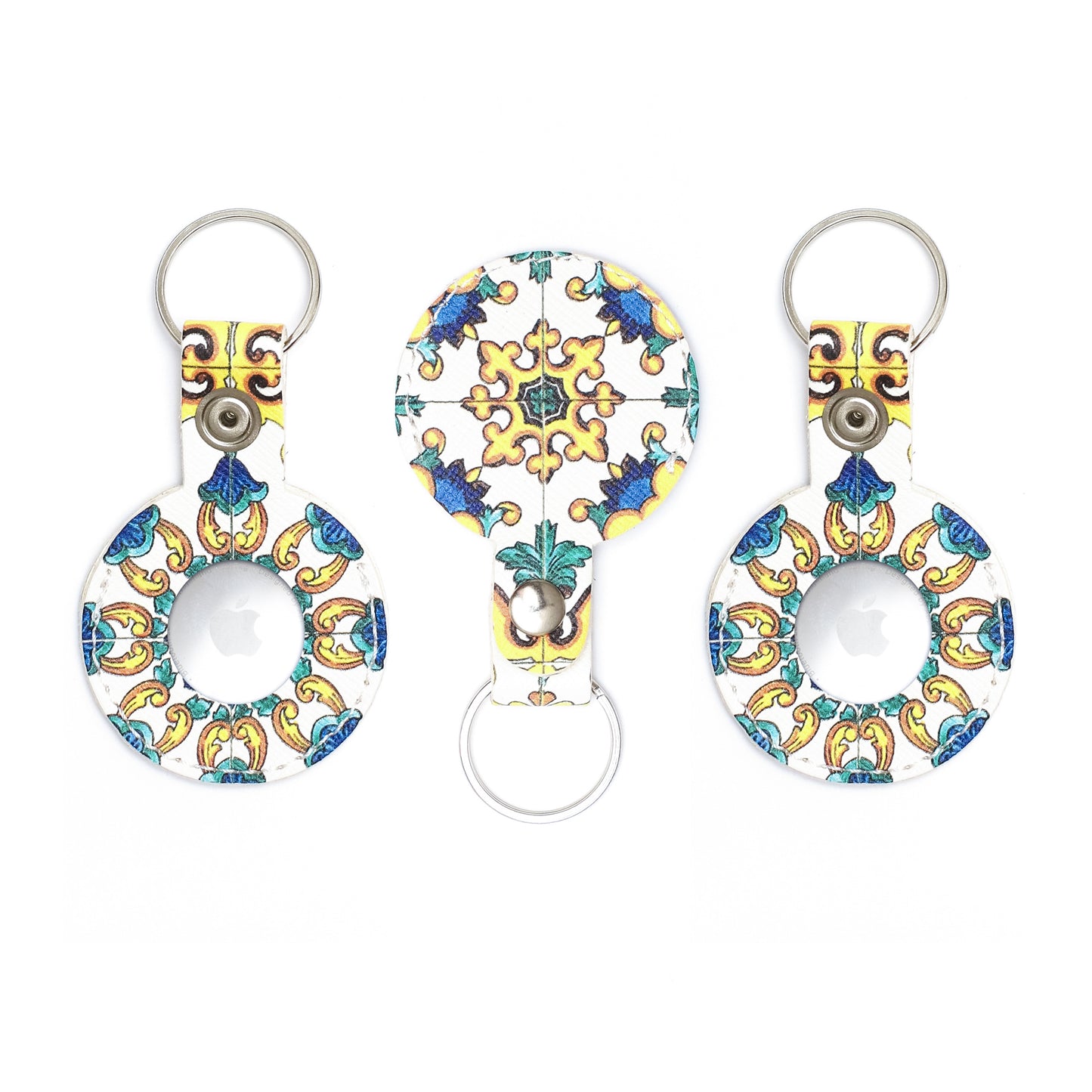 AirTag Leather Keychain - Positano