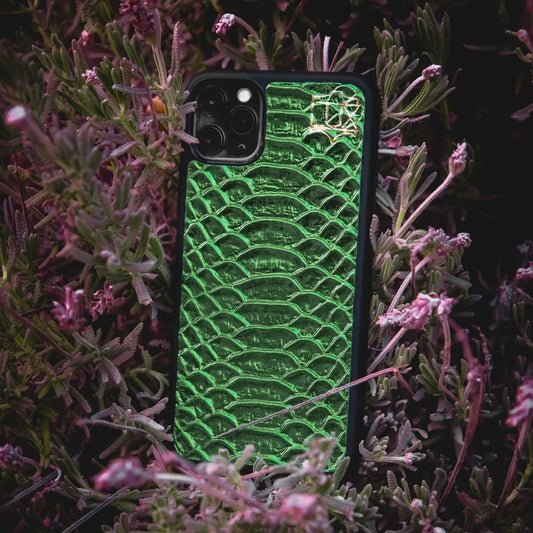 Lucky Green Mamba – Real Leather