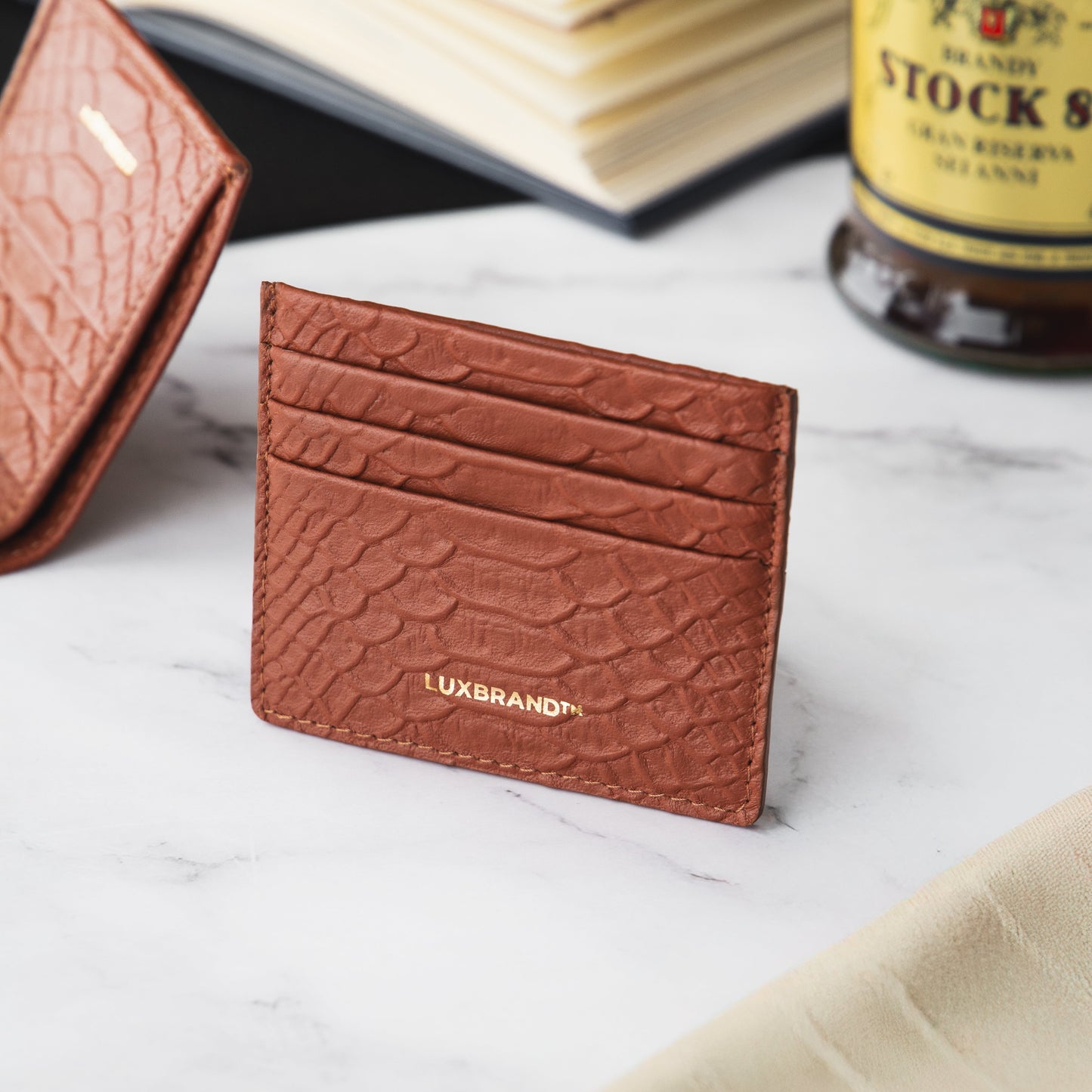 Dark Side Mamba Card Holder – Genuine Leather
