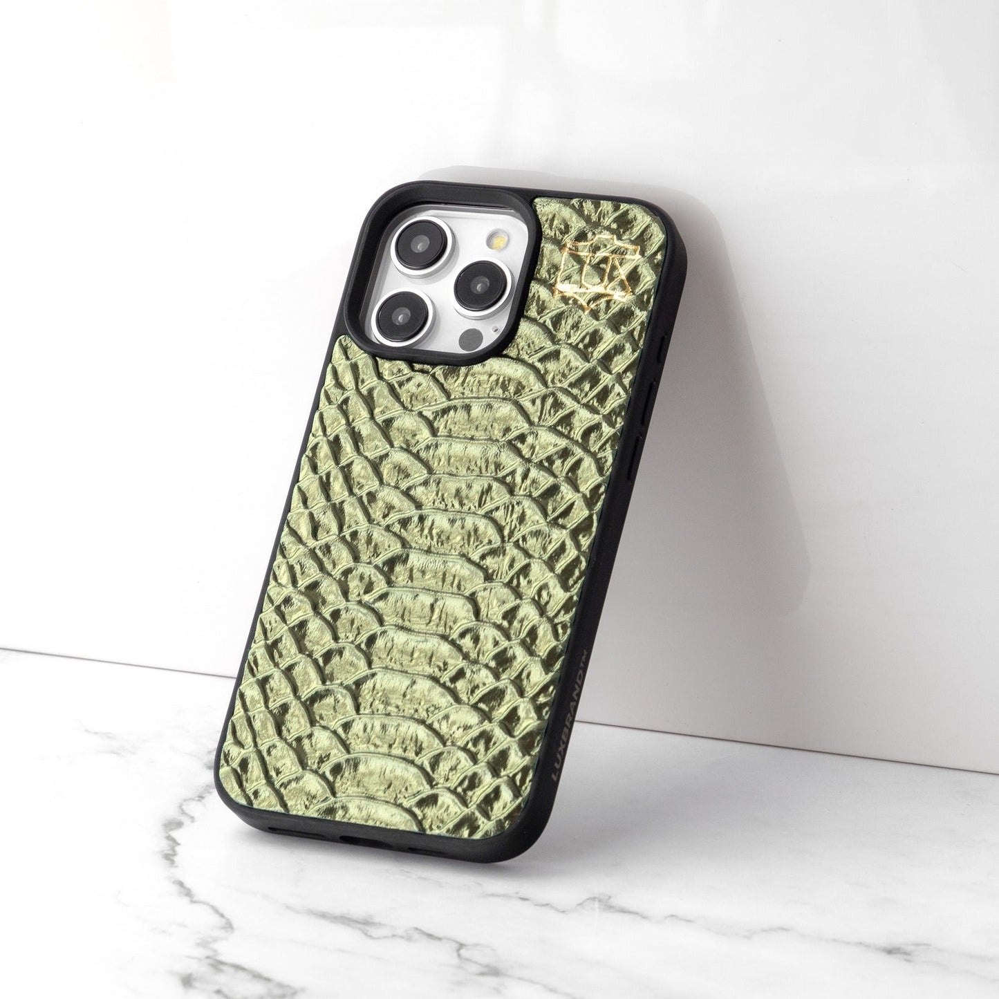 Dark Green Mamba - Real Leather