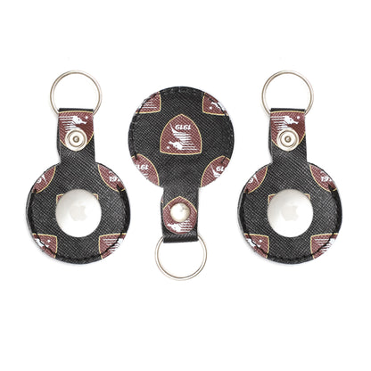 AirTag Leather Keychain - Lux x US Salernitana Black