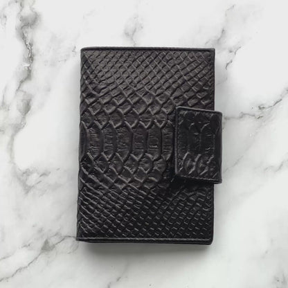 Dark Side Mamba Card Holder – Genuine Leather