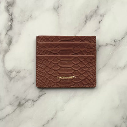 Dark Side Mamba Card Holder – Genuine Leather
